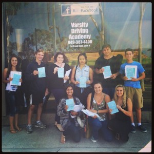 Congratulations to the Summer Session for in class drivers education at Varsity Driving Academy