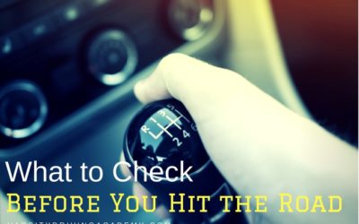 What to do Before You Drive