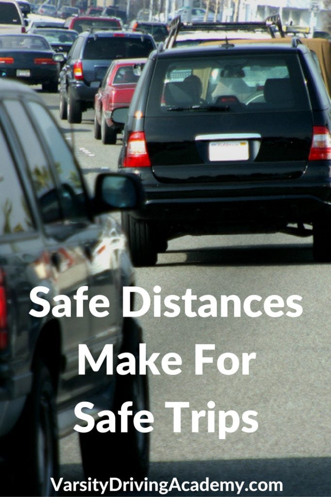 Keeping distance around your vehicle is step one to defensive driving and is the most important trait of a good and safe driver.