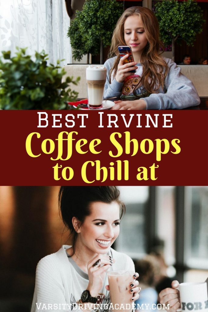 Chill with friends at one of the many Irvine coffee shops after a long day of learning or on the weekends after studying.