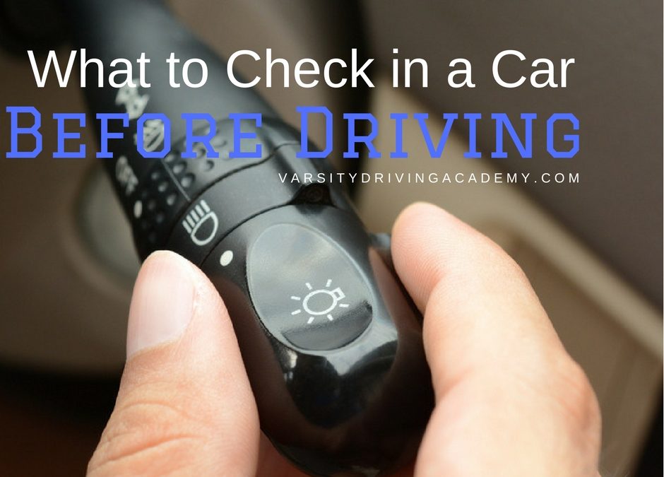 There are many aspects of driving that you should check in a car before driving and everything you check will keep you safe on the road.