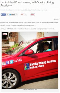 Varsity Driving Academy OCMB Oct 2014