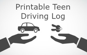 Printable Teen Driving Log