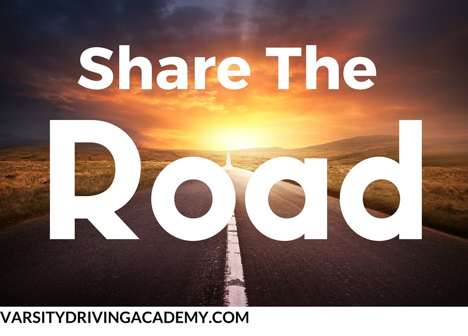 Share The Road With Bicycles and Motorcycles